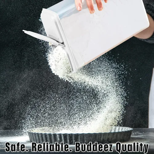 Vista 4 de Buddeez Contenedor de cereales multiusos – Contenedor de almacenamiento de cereales de 4 cuartos de galón, recipiente grande para cereales