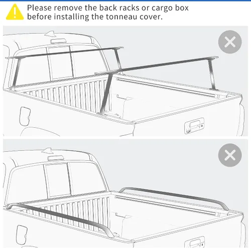 Vista 8 de OEDRO Cubierta enrollable suave para caja de camioneta para Ridgeline 2017