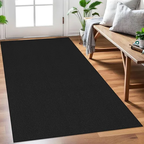 Vista 178 de EARTHALL Alfombra tejida de 2 x 3 pies, lavable para entrada, alfombra trenzada antideslizante, alfombra para puerta interior y exterior, alfombra
