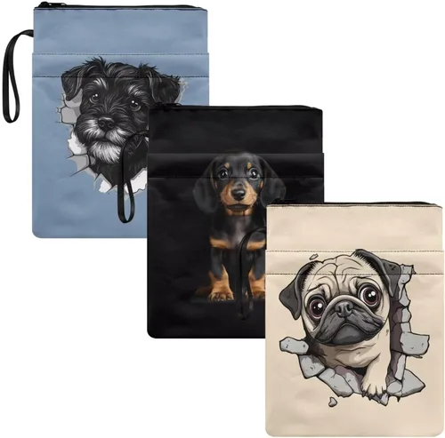 Vista 17 de Forchrinse Lindas fundas de libro de abejas para libros de bolsillo, 11.4 x 8.7 pulgadas, funda lavable de libro Sox para amantes de los libros