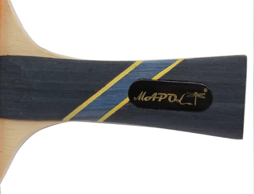 Vista 6 de MAPOL 4 Star paletas de ping pong profesional/entrenamiento avanzado con funda para transportar (2 piezas)