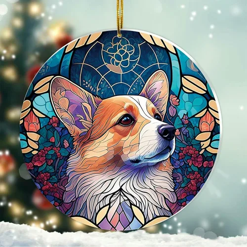 Vista 14 de Regalos de Malamute de Alaska - Adorno Navideño de Perro de Alaska 2025 Regalos de Perro de Alaska para Mujeres, Adorno de Malamute de Alaska