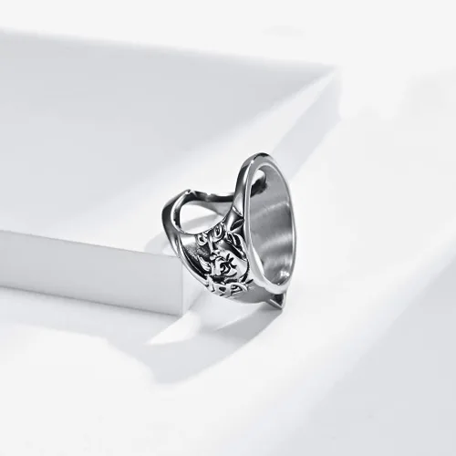 Vista 4 de Anillo abrebotellas de acero inoxidable creativo versátil para hombres y mujeres