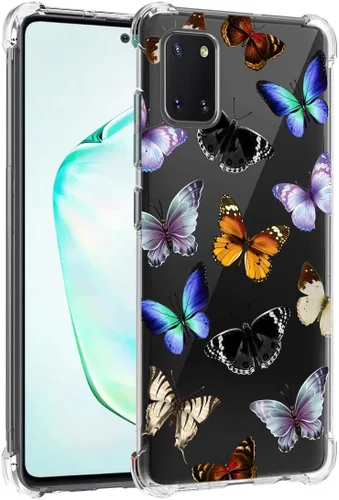 Vista 6 de Funda para Galaxy Note 10 Lite/Galaxy A81/Galaxy M60S SM-N770F Linda funda, transparente y flexible parachoques TPU suave goma silicona funda