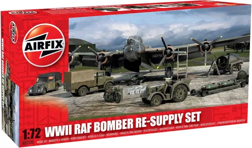 Vista 5 de Airfix WWII USAAF 8th Air Force Bomber Resabastecimiento 1:72 Kit de modelo militar de plástico, pequeño