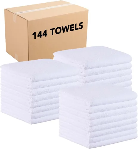 Vista 15 de Arkwright Toallas de salón a prueba de blanqueador a granel - Paquete de 24 - Ultra suave, microfibra suave, toalla facial de spa altamente