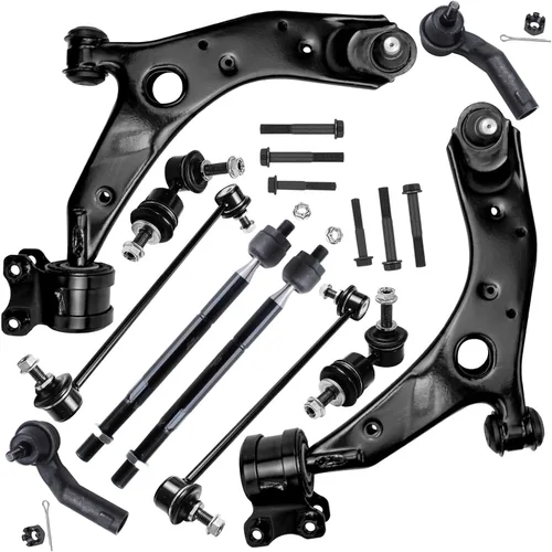 Vista 354 de Detroit Axle - Kit de suspensión frontal de 10 piezas para Dodge Avenger 2008-2014, Chrysler Sebring 2007-2010, 2 brazos de control inferiores, 2