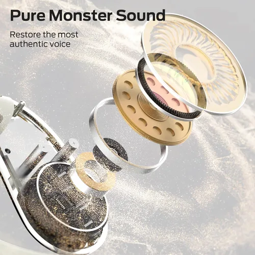 Vista 6 de Monster Open Ear AC360, auricular inalámbrico Bluetooth giratorio, con cordón, Bluetooth 6.0 mejorado, control táctil, batería de larga duración