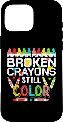 Vista 19 de Broken Crayons Still Color Mental Health Awareness Men Women Case for iPhone 17