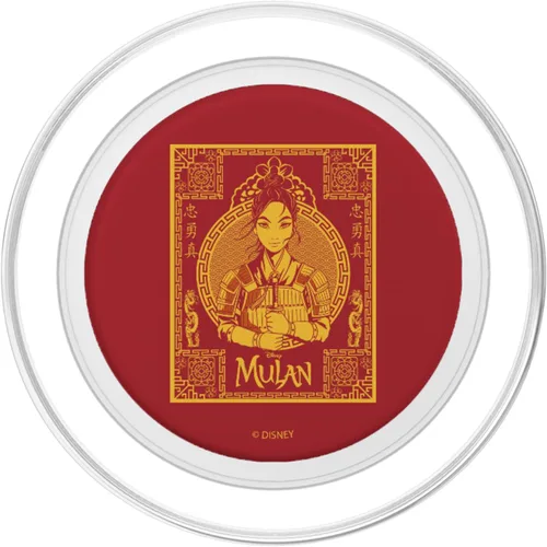 Vista 2 de Disney Mulan Retrato de estilo tradicional PopSockets MagSafe PopGrip para iPhone