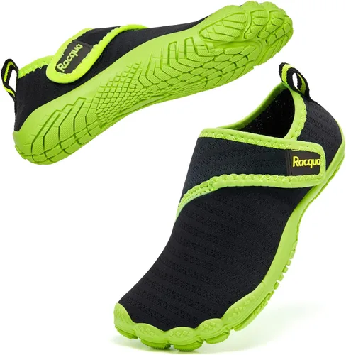 Vista 2 de Racqua Zapatos acuáticos para niños y niñas, de secado rápido, ligeros, para piscina, natación, playa, deportes, zapatos acuáticos