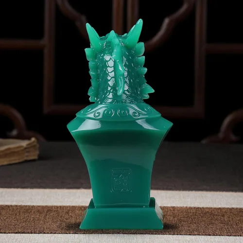 Vista 5 de Estatua de dragón chino - Escultura de dragón para decoración del hogar Accesorios