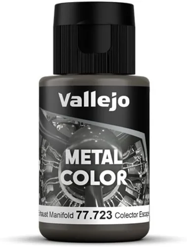 Vista 15 de Vallejo - Color Metálico Aluminio 32 ml (1.08 fl.oz.) Reproduce fielmente diferentes acabados metálicos