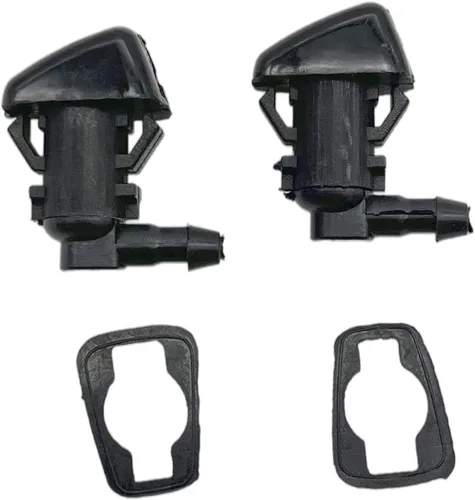 Vista 4 de 2 boquillas de pulverización para limpiaparabrisas, boquilla para limpiaparabrisas 7C3Z-17603-A compatible con F250, F-350, F-450, F-550, Fiesta