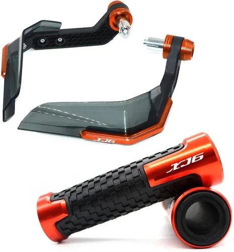 Vista 18 de for Y&AMAHA XJ6 XJ6N Diversion Motorcycle Handguard Grips Handle Shield Windshield (Color : Black 1)