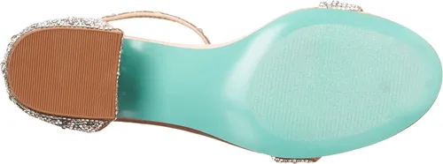 Vista 4 de Blue by Betsey Johnson SB-MARI - Sandalias de tacón para mujer, Azul
