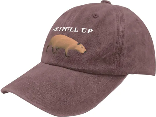 Vista 2 de devor Caps Ok I Pull Up Baseball Cap for Men Funny Hats Adjustable