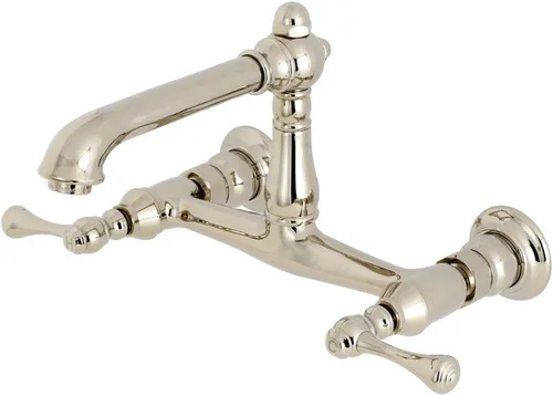 Vista 9 de Kingston Brass KS7247BL - Grifo de baño de montaje en pared, latón cepillado Cobrizo cepillado