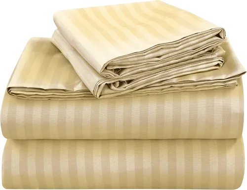 Vista 20 de ROYALE LINENS Juego de sábanas de 3 piezas para cama individual - Ropa de cama de microfibra cepillada suave de 1800 hilos - 1 sábana bajera