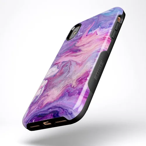 Vista 38 de Casely Funda para iPhone Xs Max Funda con estampado de festival (solo buenas vibraciones)