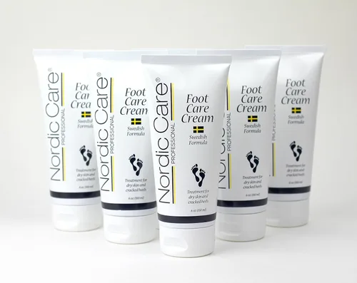 Vista 7 de Nordic Care Crema para el cuidado de pies, 6 onzas. Loción para pies agrietados y secos Para pies secos, talones agrietados y eliminación