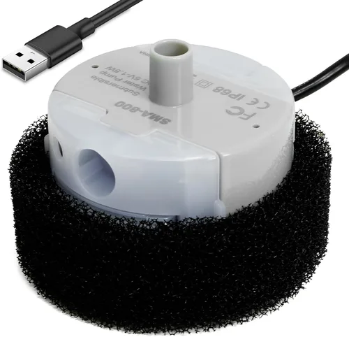 Vista 12 de Bomba de repuesto ultrasilenciosa para fuentes de agua de acero inoxidable para gatos, motor SMA-800, segura y fácil de limpiar con bajo voltaje DC