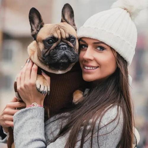 Vista 27 de PLwelth Pulseras de perro de cachorro para mujeres y hombres, regalos conmemorativos para amantes de las mascotas, regalos de amistad para ella, sus