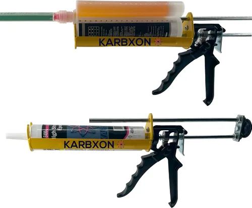 Vista 8 de KBX58 Dispensador de epoxi para calafatear/adhesivo 13.5 fl oz Mezcla 3:1 relación de empuje 26:1 grado profesional de contratista de alta