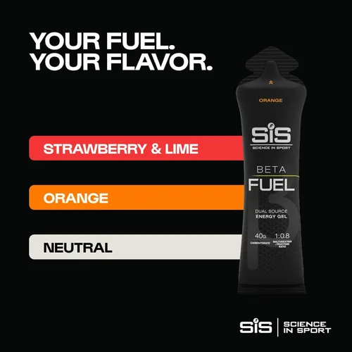Vista 6 de SiS BETA Fuel - Gel energético isotónico de doble fuente, naranja, paquete