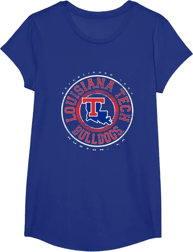 Vista 3 de Louisiana Tech Bulldogs Showtime Blue - Camiseta con licencia