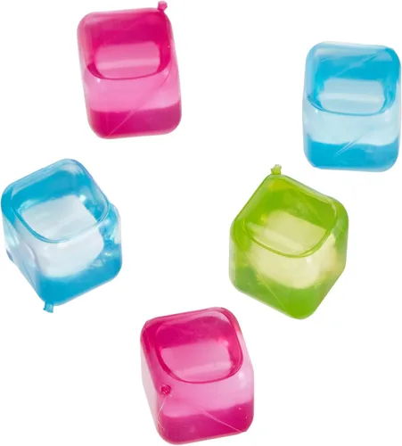 Vista 3 de Kikkerland Cubitos de hielo reutilizables, juego de 30, multicolor