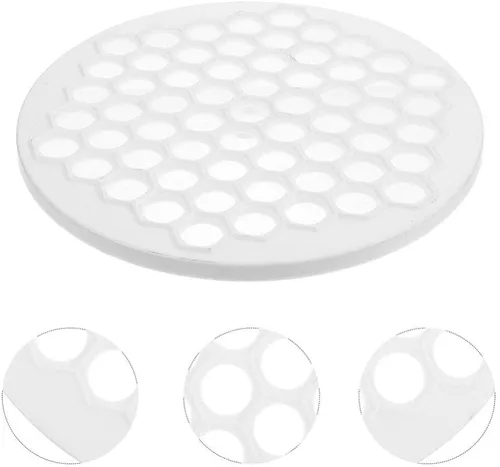 Vista 3 de Kichvoe 2 piezas de molde para hacer bolas de masa hervida para ravioles caseros Wontons y calcomanías de olla de diseño reutilizable para hacer