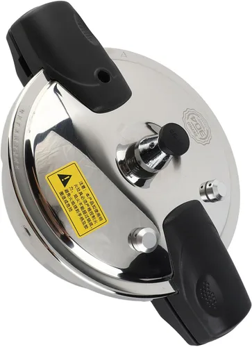 Vista 8 de Yctze Mini olla a presión de acero inoxidable, 1.8L, a prueba de explosiones, detección automática de presión, tapa de bloqueo