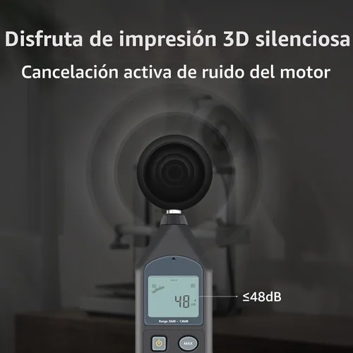 Vista 8 de Bambu Lab A1 mini impresora 3D + kit de lámpara LED, listo para usar