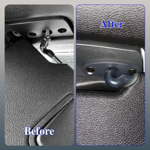 Vista 5 de deemars Kit de reparación de visera solar mejorado de aleación de aluminio, clip de visera resistente, clips de montaje de visera compatibles
