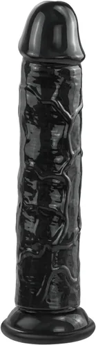Vista 14 de Consoladro realista negro, consolador pequeño de 7 pulgadas con copa de succión fuerte para juego con manos libres, juguete sexual para adultos