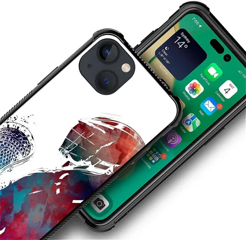 Vista 70 de Compatible con funda para iPhone 6 Plus/6s Plus,Bite Your Teeth Diseño de patrón asombroso, funda trasera dura de PC anti-arañazos y a prueba