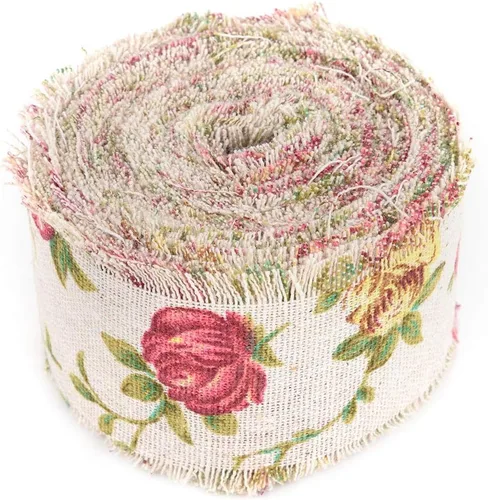 Vista 8 de Cinta de yute, elegante cinta de arpillera natural, para decoración de ropa para decoración del hogar