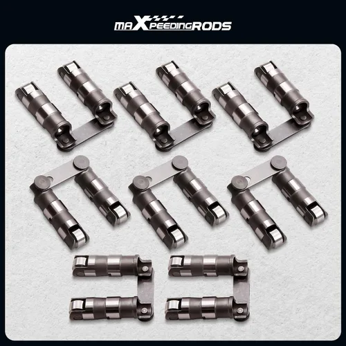 Vista 8 de maXpeedingrods para elevadores de rodillos Chevy 350, elevadores de rodillos hidráulicos para Chevy SBC Small Block V8 350 265 283 327 302 307 400