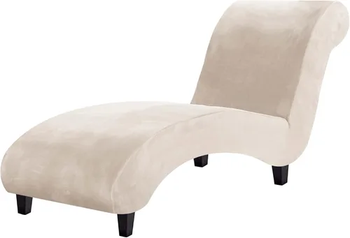Vista 13 de H.VERSAILTEX Funda para Chaise Lounge de Interior de Terciopelo Funda Deslizable para Chaise de Alta Elasticidad Funda para Silla Lounge Funda