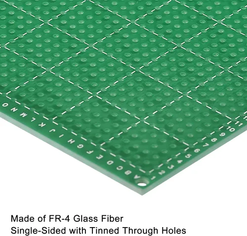 Vista 4 de MECCANIXITY Placa PCB de circuito impreso de una sola cara placas de prototipado chapadas a través de agujeros para proyectos electrónicos