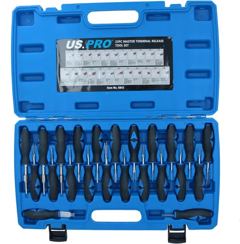 Vista 2 de AB Tools Master Universal Terminal Release Remover Tool Set 23pc Bergen