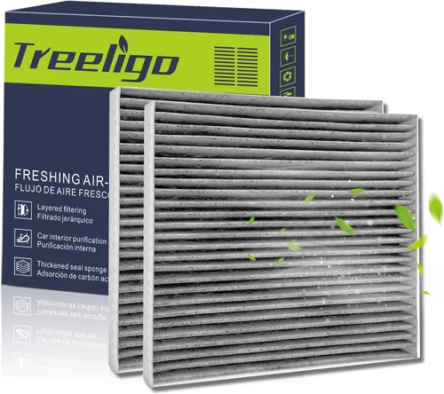 Vista 9 de Treeligo Paquete de 2 filtros de aire de cabina CF10134 Compatible con Honda Civic (2006-2015), Accord (2003-2022), CR-V (2007-2016), Odyssey