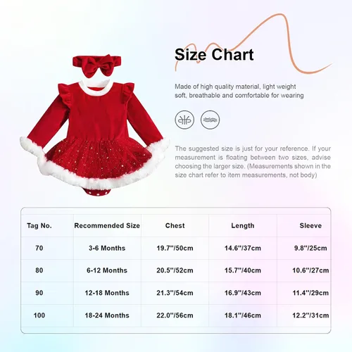 Vista 5 de Rswnyirn Vestido mameluco de Navidad para niñas pequeñas, vestido de tul de princesa de terciopelo rojo con diadema