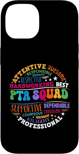 Vista 4 de iPhone 16 Parents Teacher Association Team Supporter PTA Squad Case