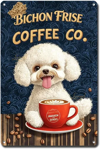 Vista 25 de Lygond Letrero de metal con texto en inglés «Bear That's What I Do I Drink Coffee I Hate People and I Know Things», decoración de invernadero