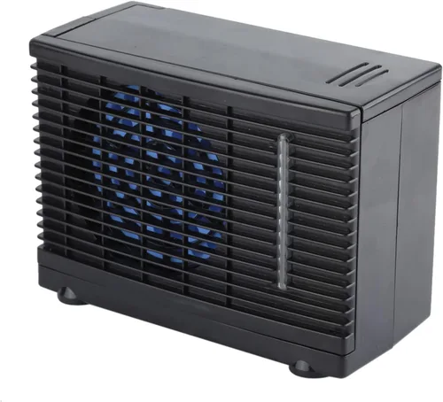 Vista 6 de Enfriador de aire portátil de 12 V, mini enfriador de aire móvil, ventilador de refrigeración por agua evaporativo para automóvil, camión, caravana