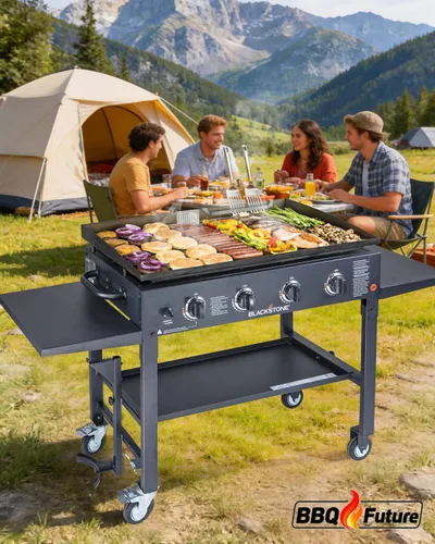Vista 7 de Griddle Accessories Set for Blackstone 17 22 28 36 Inch, BBQ Grill Parts Plateado