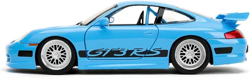Vista 7 de Jada Toys Fast & Furious Brian's Porsche 911 GT3 RS 1:24 - Coche fundido a presión, juguetes para niños y adultos