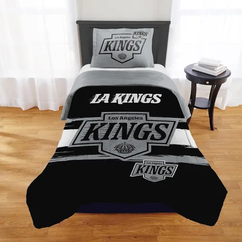 Vista 5 de NORTHWEST, juego de edredón con licencia oficial del equipo Boston Bruins de la NHL – Juego de edredón y funda de almohada de microfibra